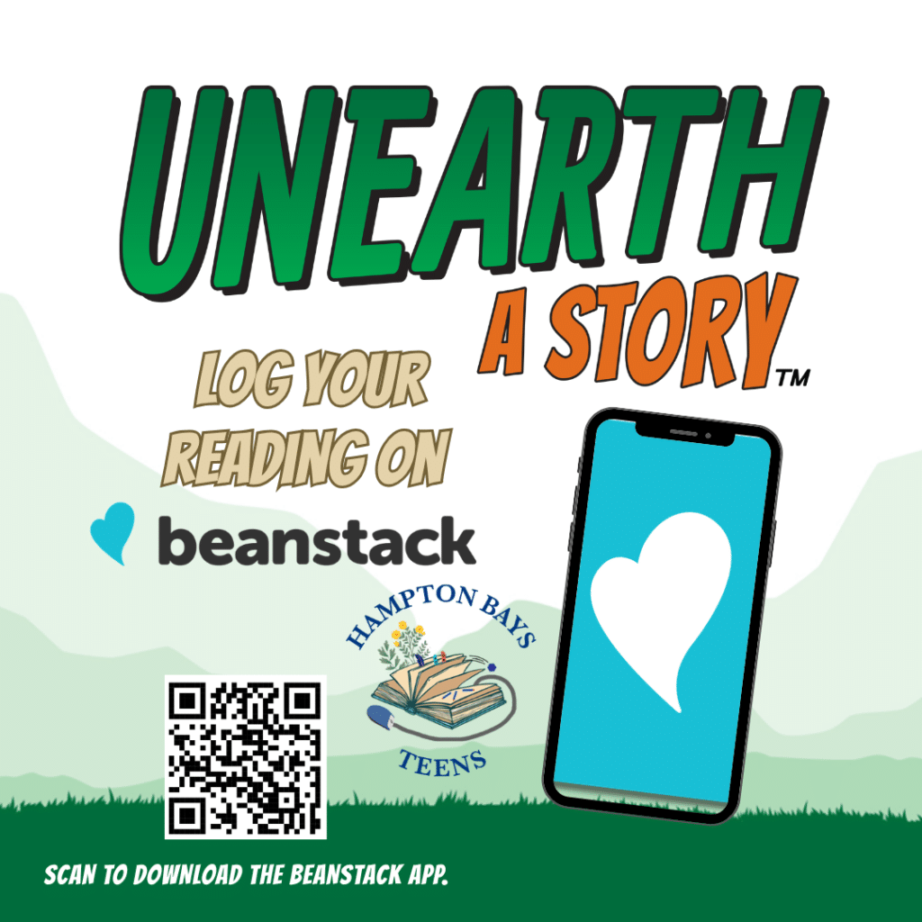unearth a story, with a phone, and a barcode to scan for summer reading